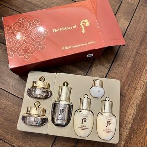 THE HISTORY OF WHOO 6 PIECE TRAVEL SKINCARE SET